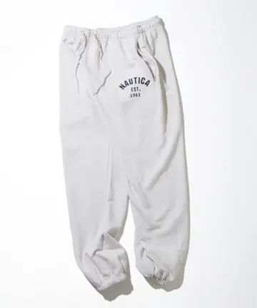 NAUTICA Felt Patch Arch Logo Sweat Pants