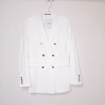 LOVELSS 더블 브레스트 자켓 흰색 화이트 34