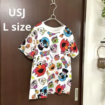 유니버설 스튜디오 재팬 세서미 스트리트 T셔츠 컬러풀 할로윈