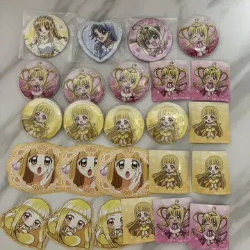 피치피치핏치 코코 루치아 노엘 캔뱃지 가챠 일본 의류 메이드 스티커