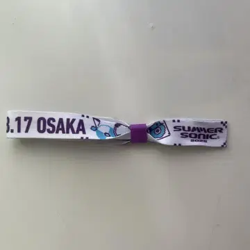 SUMMER SONIC 2025 오사카 리스트 밴드 플라티나