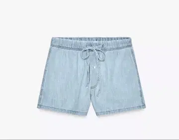 컨디션 최상 ZARA(자라) 라이트 블루 데님 숏팬츠