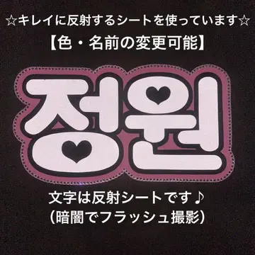 네임보드 ENHYPEN 엔하이픈 정원 반사 시트 네무보