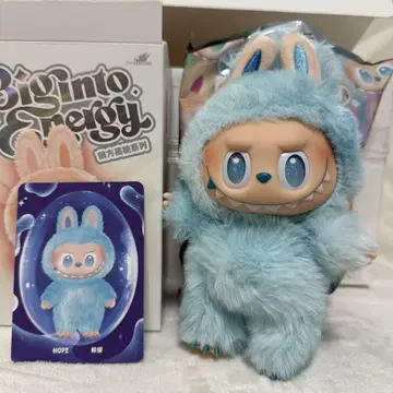 팝마트 라부부 에너지 HOPE 봉제 인형 펜던트