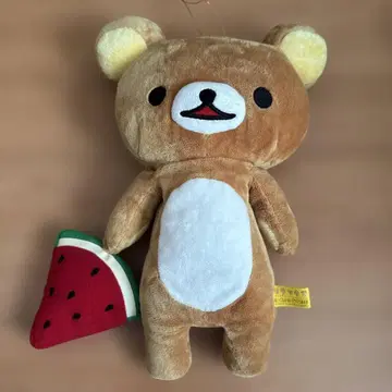 리락쿠마 수박 봉제 인형