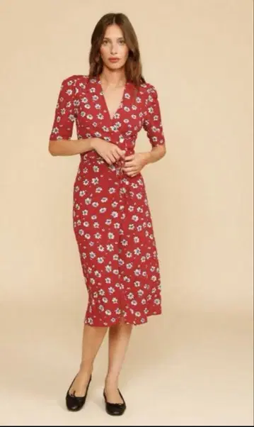 Rouje paris 루쥬 dress 원피스 플라워 프린트