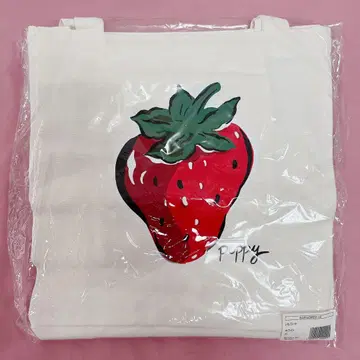 POPPY STRAWBERRY TOTE BAG | 아사기뇨 토트백