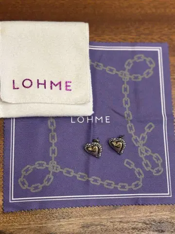 새상품급 LOHME 로옴 하트 체인 귀걸이