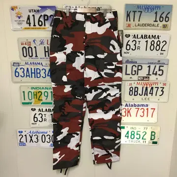 미사용 새상품 ROTHCO 로스코 카고 팬츠 RED CAMO 사이즈 S