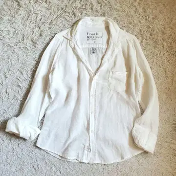 인기 Frank&Eileen BARRY 린넨 긴팔 스키퍼 칼라 셔츠