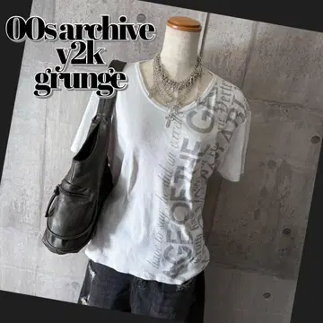2000's short sleeve shirt glitter y2k