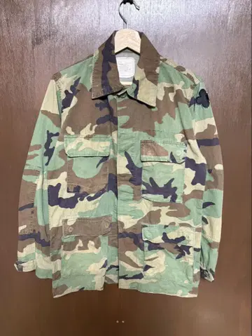 80년대 미군 BDU WOODLAND CAMO 자켓 논립