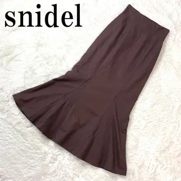 snidel 스나이델 롱 머메이드 스커트 퍼플 1 B6315