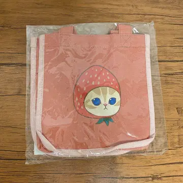 mofusand 런치 토트 딸기