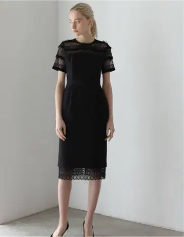 LAGUNAMOON LADY 프린지 타이트 드레스 네이비 S