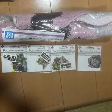 죠죠 제일복권 G상 알레시 다이컷 매트 덤 포함 스티커 x 4
