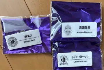 니지산지 사카키 네스 네임 배지