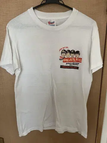 90's THE BEATLES 비틀즈 밴드 티셔츠 USA 제작