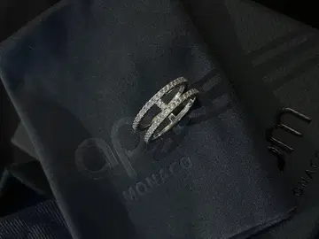 apm Monaco 더블 파베 반지
