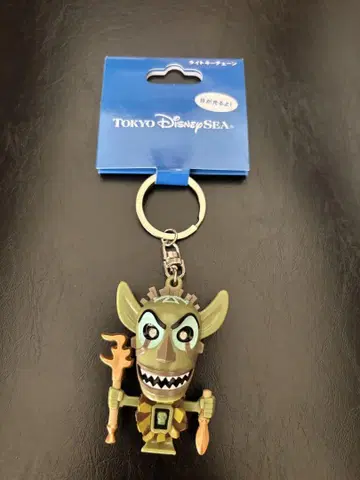 Disney 디즈니씨 시리키 우툰두 눈이 빛나는 라이트 키체인