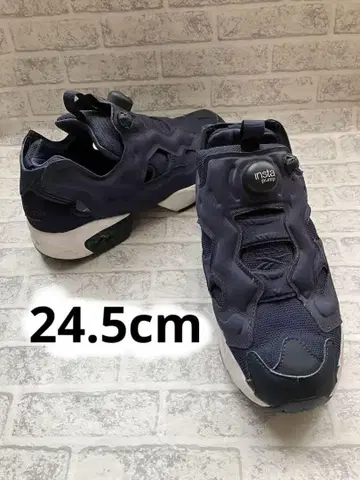 컨디션 최상 리복 Reebok 펌프 퓨리 네이비 24.5cm 스니커즈