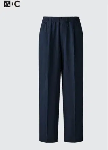 UNIQLO C 감동 턱 팬츠 유니클로C 네이비 L