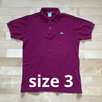 [ SIZE 3 ] 라코스테 LACOSTE 프랑스제 플라라코