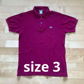[ SIZE 3 ] 라코스테 LACOSTE 프랑스제 플라라코