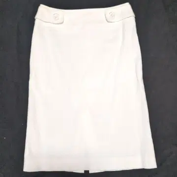 CLATHAS 화이트 타이트 스커트 38 클레이사스
