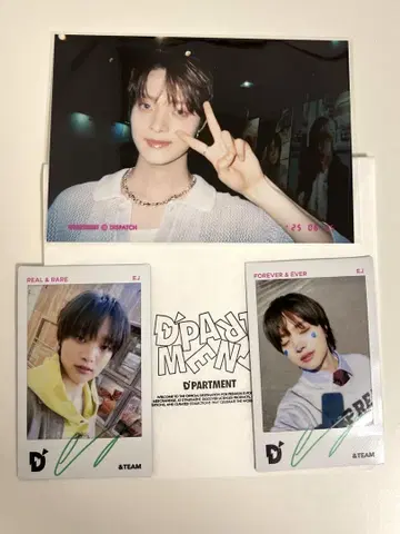 EJ D'PARTMENT &TEAM 폴라로이드&사진 혜택 트레이딩 카드