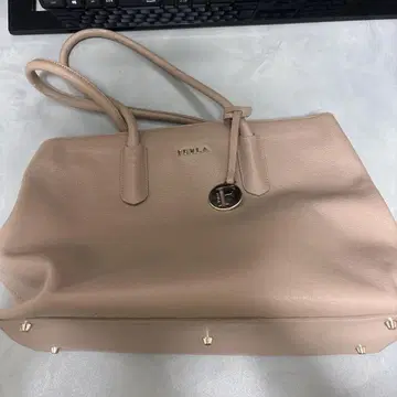 훌라 토트백 핑크 로고 A4 수납 FURLA 원 숄더 s62