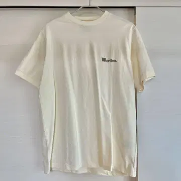Naptime 자수 T-SHIRTS-CREAM