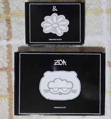 플레이트 2종 세트 ZOA A&NE 회장 한정 ZO&FRIENDS