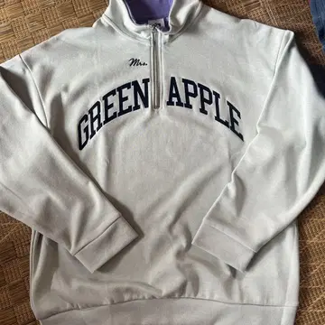 Mrs. GREEN APPLE 스프링 굿즈 하프 지퍼 맨투맨 M