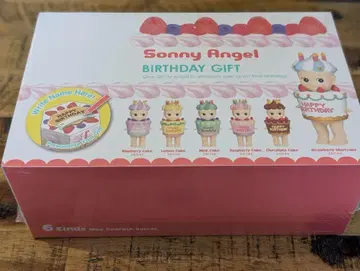 소니 엔젤 생일 케이크 해피 벌스데이 1케이스 12개 1 box