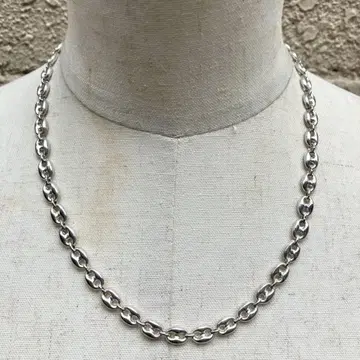 SILVER925 PIG NOSE NECKLACE/실버/목걸이
