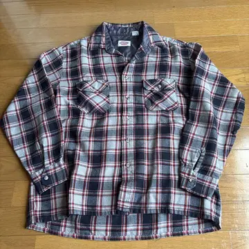 70s Dickies 셔츠 좋은 배색 옴브레 빈티지 박스