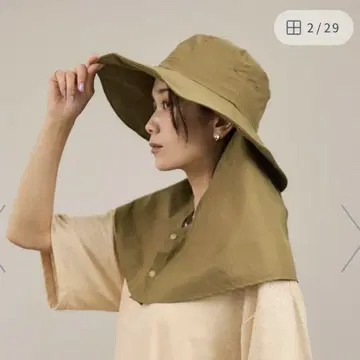 2WAY 레이어 햇 카키