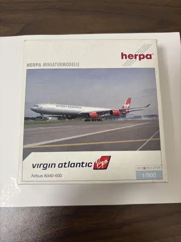 버진 애틀랜틱 A340-600 herpa 1/500