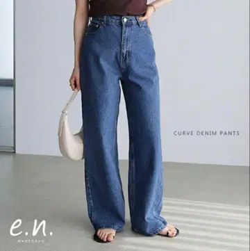 evernavy 에버네이비 커브 데님 M