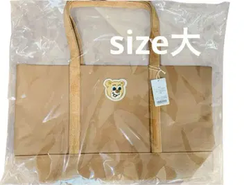 FEILER 올드 테디 와펜 토트백 대형 베이지
