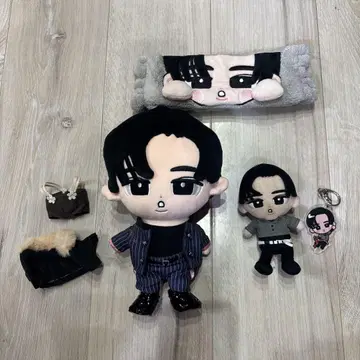 메구로 렌 봉제 인형 & 헤어밴드 & 키링 세트