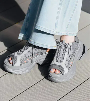 레이스업 스니커즈 샌들 JEANASIS