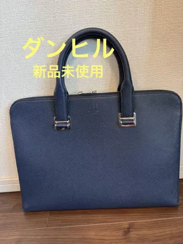 미사용 새상품 dunhill 네이비 비즈니스 백