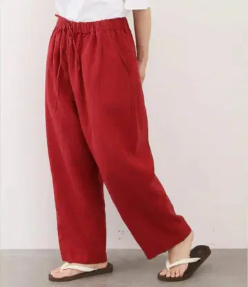 journal standard luxe 린넨 와셔 이지 팬츠