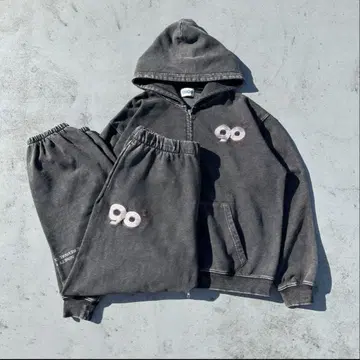 90 Logo Assort Zip Hoodie Sweat Pants