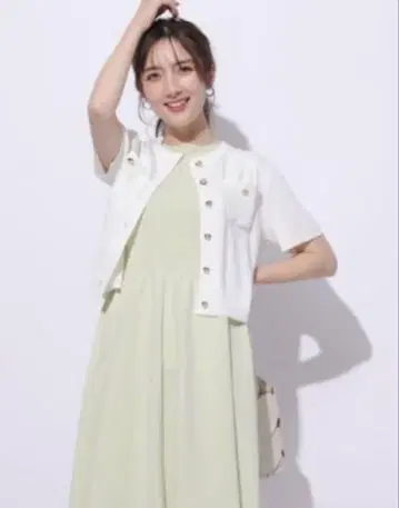 아푸와이저 리셰 반팔 반짝이 니트 자켓