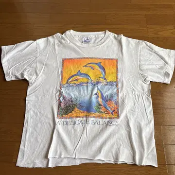 90s human-i-tees USA 제작 애니멀 티셔츠