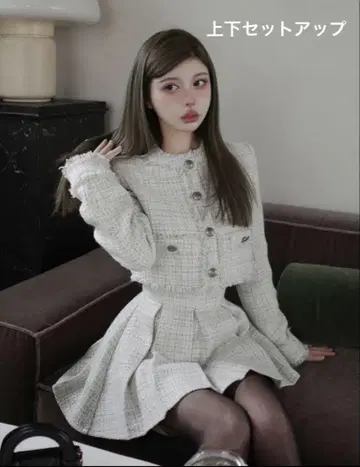 [미사용 새상품 택 포함] Darich 컴팩트 프린지 셋업 상하의
