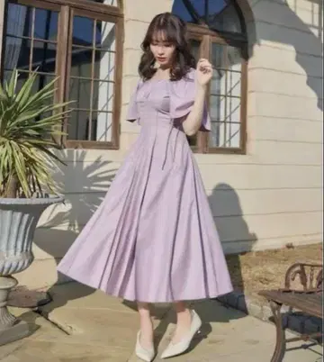Herlipto All Day Long Pleated Dress S